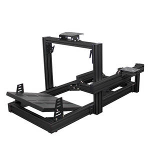 Volant de course simple et intelligent Sim Racing Cockpit Rig 6000 Series 40*40 40*80 <span class=keywords><strong>Profil</strong></span> en aluminium à rainure en T noir Conduite automobile - Product Image 4