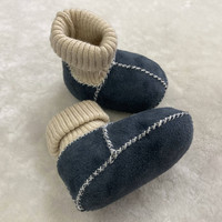 Personnalisé Australie Écologique Enfants Confortable Semelle Toddler Fourrure Doublé Bébé Chaussures Plateforme Chunky Fuzzy en Peau de Mouton Bottines