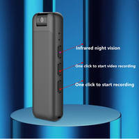 Caméra USB portable avec clip de poche, enregistreur vidéo numérique, caméscope avec vision nocturne, enregistreur vocal numérique