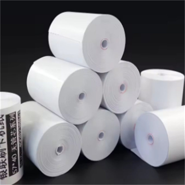 POS Printer Thermal Paper 65gsm 57x30 mm 80*80 mm Coreless Paper Roll for POS/ATM System Thermal Paper