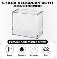 Boîtier acrylique personnalisé de haute qualité avec clarté exceptionnelle ETB Options d'affichage flexibles Bouclier UV anti-poussière pour PKMN