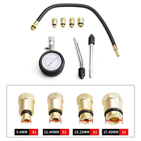 Kit de testeur de compression de cylindre de moteur multifonction HTL, jauge de pression de cylindre automobile