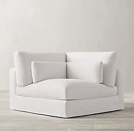 Divani Moderni a Forma di L in Stile Europeo, Set di Mobili di Lusso in Tessuto per Soggiorno - Product Image 6