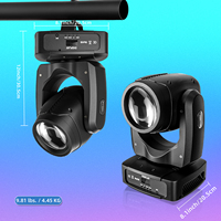 150 W hohe Helligkeit 18 Prisma 8 Gobo LED Bühnenlicht geeignet für Bars Party-Clubs KTV Beweglicher Kopfstrahler