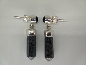 Pendientes de Ónix Negro y Turmalina Negra Hechos a Mano al por Mayor, Joyería de Piedras Preciosas de Plata de Ley 925, Elegantes Pendientes Colgantes para Mujer - Product Image 3