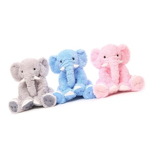 Vivero habitación cama decorativo azul juguetes de peluche de elefante de peluche de felpa animales de peluche juguetes animales - Product Image 4