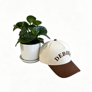 Casquettes de baseball vintage sportives personnalisées à 5 panneaux avec broderie de logo, unisexe - Product Image 3