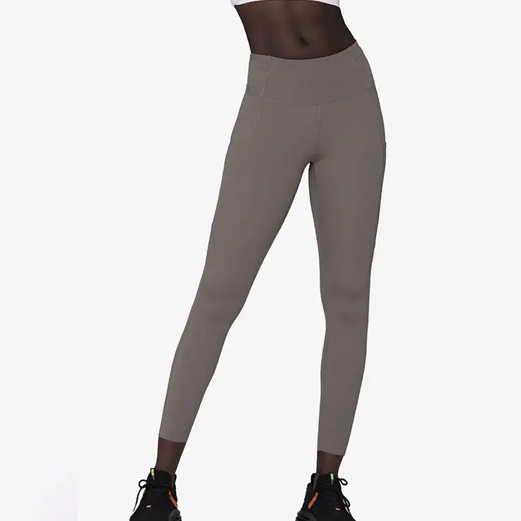 Wholesale Stretch Sport High Waist Women Leggings Black Yoga Custom Bum Biker Slim Pants