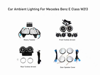Éclairage d'ambiance intérieur LED 64 couleurs Symphony pour Mercedes Benz C/A/E/GLC/CLA W205 W118 W213 X253 W118 – Amélioration