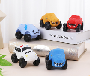 Juguetes Antiestrés Elásticos de Animales, Autos de Policía Estirables y Divertidos para Niñas y Niños - Product Image 3