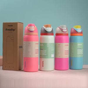 Botella de Agua Térmica de Acero Inoxidable SS304 con Doble Asa Deportiva, Aislada al Vacío, Libre de BPA, Certificada por LFGB y CE - Product Image 2