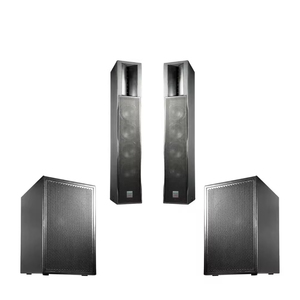 चरण प्रदर्शन और निश्चित स्थापना परियोजनाओं के लिए वाणिज्यिक निष्क्रिय लाइन सरणी ध्वनि प्रणाली - Product Image 1