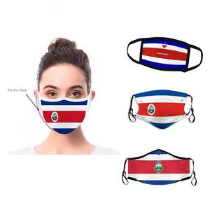 Produit phare 2022 : Maillot et drapeau souvenirs personnalisés en non-tissé avec logo pour les supporters de football du Costa Rica - Product Image 6