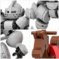 125-teiliges Europäisches Kavallerie-Bausteinset Gepanzerter Ritter mit Lanze und Pferd Mittelalterliche Figur DIY Konstruktionsspielzeug für Kinder