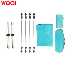 Lit de camping portable en aluminium Woqi 188x65x20cm, lit pliable pour pique-niques et voyages, solution de couchage - Product Image 3