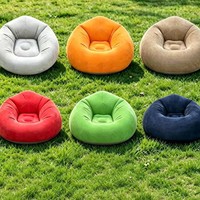 Canapé gonflable en PVC, portable, pliable, design moderne et simple, pour le camping en plein air, les pique-niques, les festivals de musique, l'utilisation en intérieur