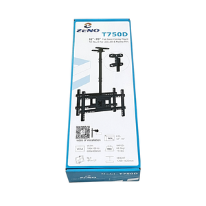Support mural pour téléviseur à double écran Zeno Wholesale, inclinable et orientable, 32-<span class=keywords><strong>55</strong></span> <span class=keywords><strong>pouces</strong></span>, pour hôtel, bar, projet commercial - Product Image 5