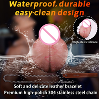 ORALSX Penisförmiger Ei-Vaginalball Analkette mit Kette Paar Vaginal-Anal-Sexspielzeug Analplug Sexspielzeug für Frauen Männer