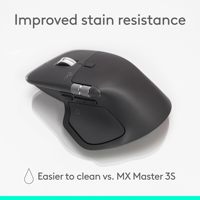 Logitech MX Master 4 Mouse Nirkabel Ergonomis, Menampilkan Performa Canggih dengan Umpan Balik Haptik, Pengisian Daya USB-C untuk Windows dan MacOS