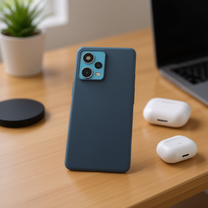 Funda Protectora para Redmi Note 12 Pro 5G con Protección para la Lente de la Cámara Azul - Product Image 3