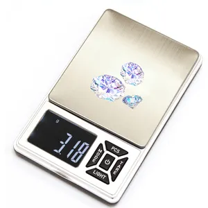 Sıcak satış mini tartı dijital elektronik cep mücevher ölçeği LCD ekran 500g doğruluk ile 0.1g