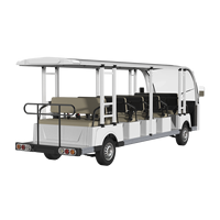 Bus touristique miniature électrique personnalisé de haute qualité, 17 places, moteur AC 72V/7,5KW, style ouvert, mini-bus de tourisme