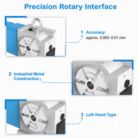 Ronghao 4th Axis Trunnion Rotary Axis untuk Pusat Pemesinan CNC dengan Penggerak Servo dan Umpan Balik Encoder untuk Peralatan Industri.