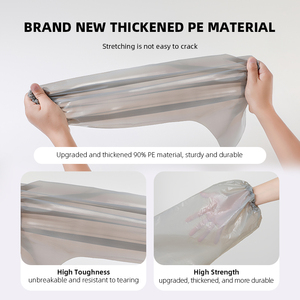 ممطر مؤقت مانع للإنزلاق للأطفال سفر بلاستيكي أحذية طويلة غير قابلة للإنزلاق غطاء أحذية عالية - Product Image 6