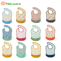Bavoir amovible pour bébé, imperméable, super doux, dessin animé, détachable, pour garçons et filles, sans lavage, bavoir alimentaire pour bébé, tridimensionnel