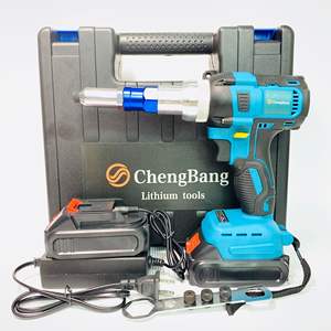 Pistola remachadora eléctrica inalámbrica, remachadora eléctrica sin escobillas con batería de litio recargable de 20V - Product Image 2