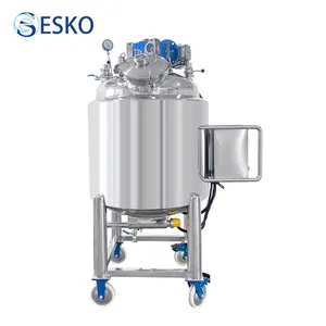 Mixer elektromagenizer geser tinggi mesin pencampur mengganggu jalur produksi sampo deterjen cair