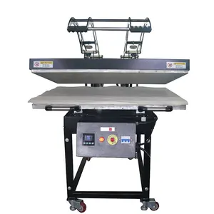 31*39 mesin Press panas kain cetak disediakan tekanan jenis Label Flatbed Printer 5 Ton Manual mesin Press panas 270