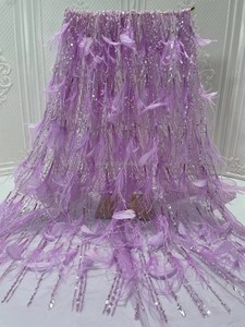 Tela <span class=keywords><strong>de</strong></span> encaje con diseño <span class=keywords><strong>de</strong></span> flores 3 D para vestido <span class=keywords><strong>de</strong></span> <span class=keywords><strong>alta</strong></span> <span class=keywords><strong>costura</strong></span> colección <span class=keywords><strong>2021</strong></span> - Product Image 3