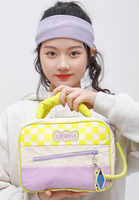 Trousse de Maquillage de Voyage Pliable de Luxe en Toile Grande Capacité avec Fermeture Éclair pour Femmes – Idéale pour le Rangement Quotidien et les Voyages