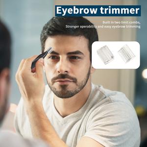 2 in 1 Elektrischer Nasen schneider Tragbares Gesichts haars chneide instrument Elektrischer Mini-Rasierer Nasen haars ch neider - Product Image 5