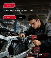 Perceuse à percussion électrique sans balais au lithium 18V de qualité industrielle HOLEX OEM