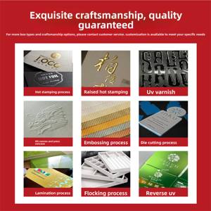 Caja de cartón personalizada, lote pequeño, caja de regalo para el Festival de Medio Otoño, caja de cartón tipo avión personalizada, caja de regalo de Año Nuevo, diseño personalizado - Product Image 3