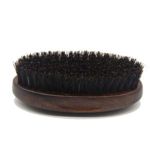 Customized Logo High-quality Men's <b>Beard</b> Brush-Made From Natural Boar Bristles, Wooden Gift for Gentlemen - Product Image 4