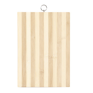 Tabla de cortar de bambú rectangular antideslizante para cocina, para frutas y verduras - Product Image 3