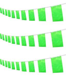 Không Thấm Nước Tùy Chỉnh Thân Thiện Với Môi Cảnh Báo An Toàn Khác Nhau In Ấn Màu Đỏ Màu Xanh Lá Cây Màu Vàng Cam Tùy Chỉnh An Toàn Chuỗi Cờ - Product Image 3