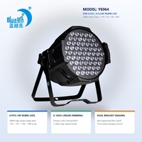 Projecteur LED Bluemoon 280W Par 61x3W RGBW DMX autonome pour discothèques, théâtres, locations, soirées et bars