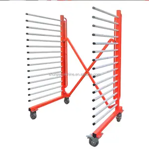 Wholesale High Quality Customized Steel Working Table Slab Universal Wheel Transport Cart -S For Moving Slab With Casters