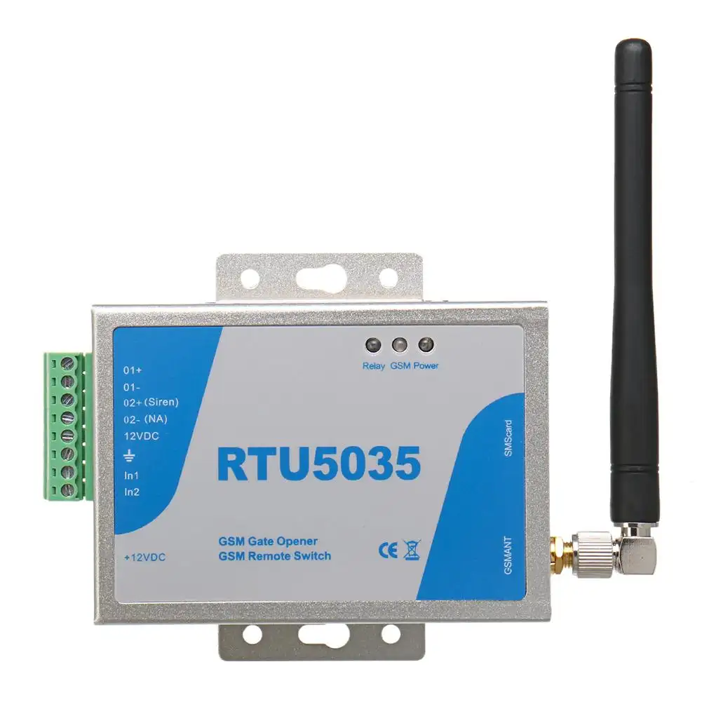 GSM Rtu5035 2G Mobile Phone Remote Wifi Controller Door Opener Motor Controller GSM Access Control