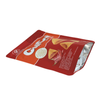 Sachet Doypack en plastique imprimé sur mesure, sachet en aluminium refermable avec fermeture éclair pour emballage alimentaire, idéal pour les snacks