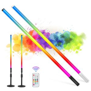 Tube LED extérieur portable 18W avec support de lampe T5 rechargeable à distance et <span class=keywords><strong>valise</strong></span> pour éclairage vidéo d'hôtel de fête DJ - Product Image 2