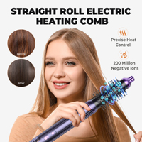 Sèche-cheveux multifonctionnel 5-en-1 à 200 millions d'ions négatifs, diamètre 42 mm, petit manche