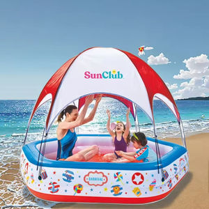 Parasol d'été pour piscine, accessoires imperméables, grande tente de cirque, baignoire à glace portable en PVC, bain froid JILONG AVENLI 51124 - Product Image 1