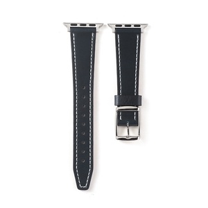Correa de reloj de cuero encerado vintage de lujo para iWatch Ultra, hecha a mano con cuero de vaca de primera capa y hebilla cuadrada. - Product Image 5