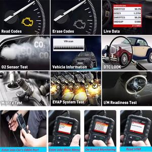 Lector de Códigos OBD2 Completo CR3001, Escáner con Pantalla LCD a Color de 1.5 Pulgadas, Herramienta de Diagnóstico del Motor, Actualización Gratuita de por Vida, Garantía de 12 Meses - Product Image 4