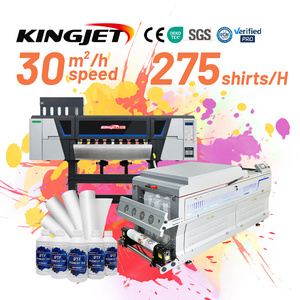 Stock américain I3200 A1 DTF Machine de transfert de <span class=keywords><strong>film</strong></span> grand format Imprimante rouleau à rouleau 600mm pour vêtements neufs T-shirts <span class=keywords><strong>1</strong></span> an - Product Image 1